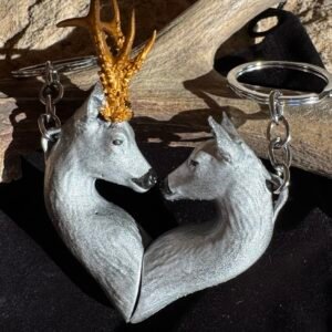 Llavero Pareja corzos San Valentín